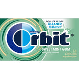 Wrigley's Sweet Mint Orbit SugarFree Bubble Gum