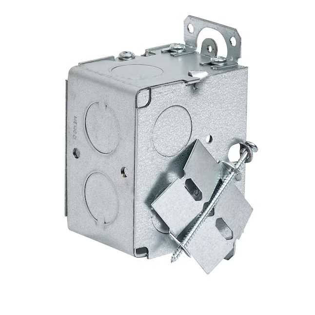 Hubbell RACO 1-Gang Galvanized Steel New Work/Old Work Switch/Outlet Electrical Box