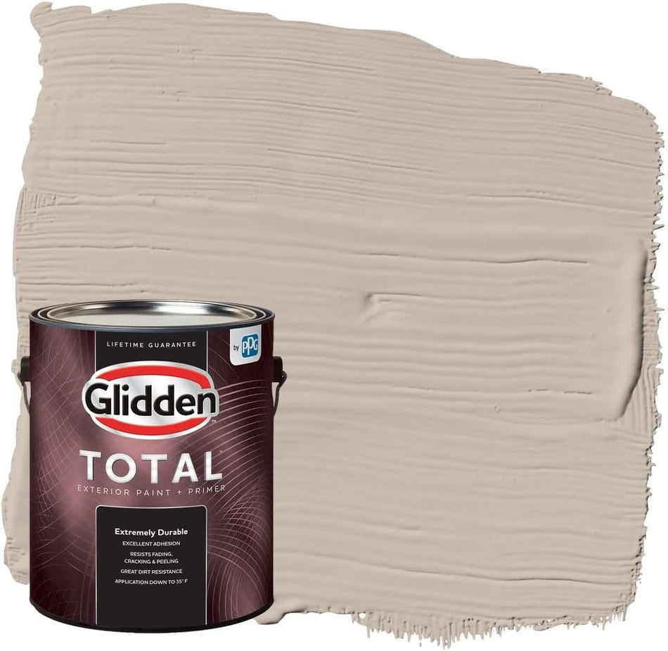 Glidden Total Exterior Paint & Primer Semi-Gloss, Legendary