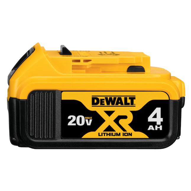 Batería de litio DeWalt XR 20 de 4 amperios-hora