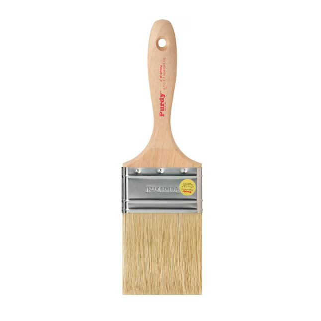 Purdy White Bristle 3-in Natural Bristle Flat Paint Brush