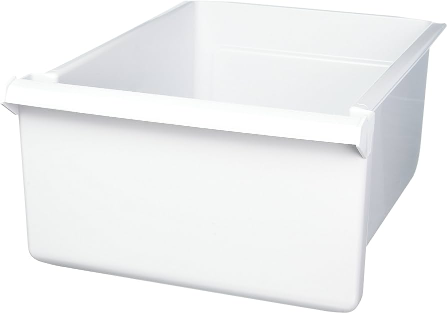 GE WR32X1455 Sartén doble baja para verduras, color blanco