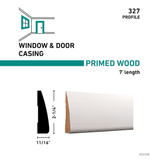 RELIABILT 11/16-in x 2-1/4-in x 7-ft Primed Pine 327 Casing