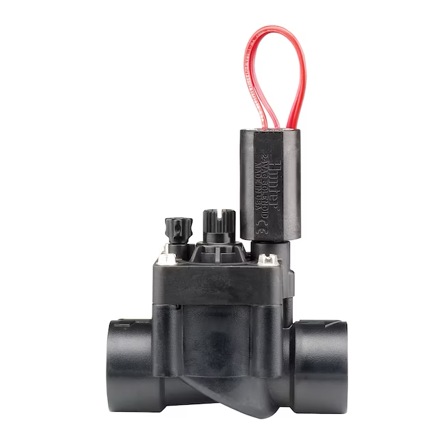 Hunter 1-in Plastic Electric Inline Irrigation Valve