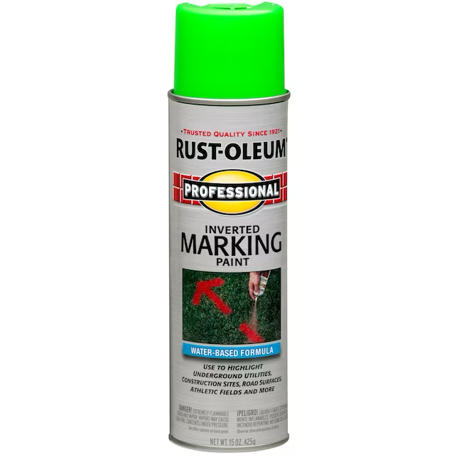 Rust-Oleum Professional Grüne Markierungsfarbe auf Wasserbasis (Sprühdose)