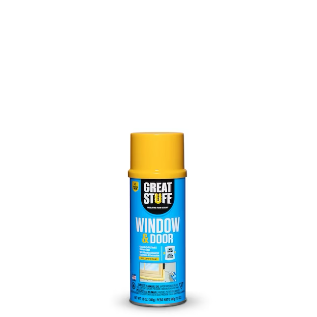 GREAT STUFF Window and Door 12-oz Straw Indoor/Outdoor Spray Foam Insulation