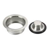 Allen + Roth 4.5-in Brush Nickel Steel Garbage Disposal Sink Flange