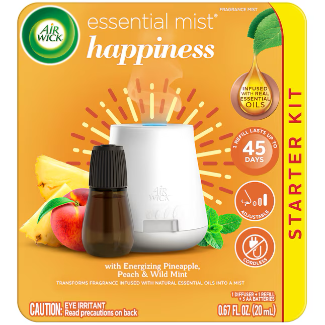 Air Wick 0.67-fl oz Orange and Mint Dispenser/Refill Air Freshener