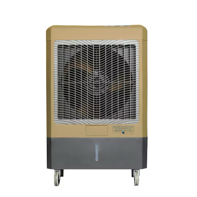 Hessaire 3100-CFM Enfriador evaporativo portátil para interiores y exteriores de 3 velocidades para 950 pies cuadrados (motor incluido)