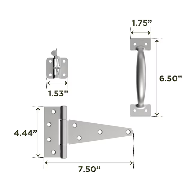 National Hardware N166-008 Gate Kit in Galvanized