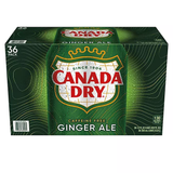 Canada Dry Ginger Ale Soda (12 oz. cans, 36 pk.)