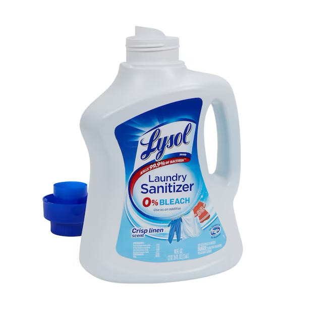 LYSOL Laundry Sanitizer 90-fl oz Crisp Linen Fabric Deodorizer