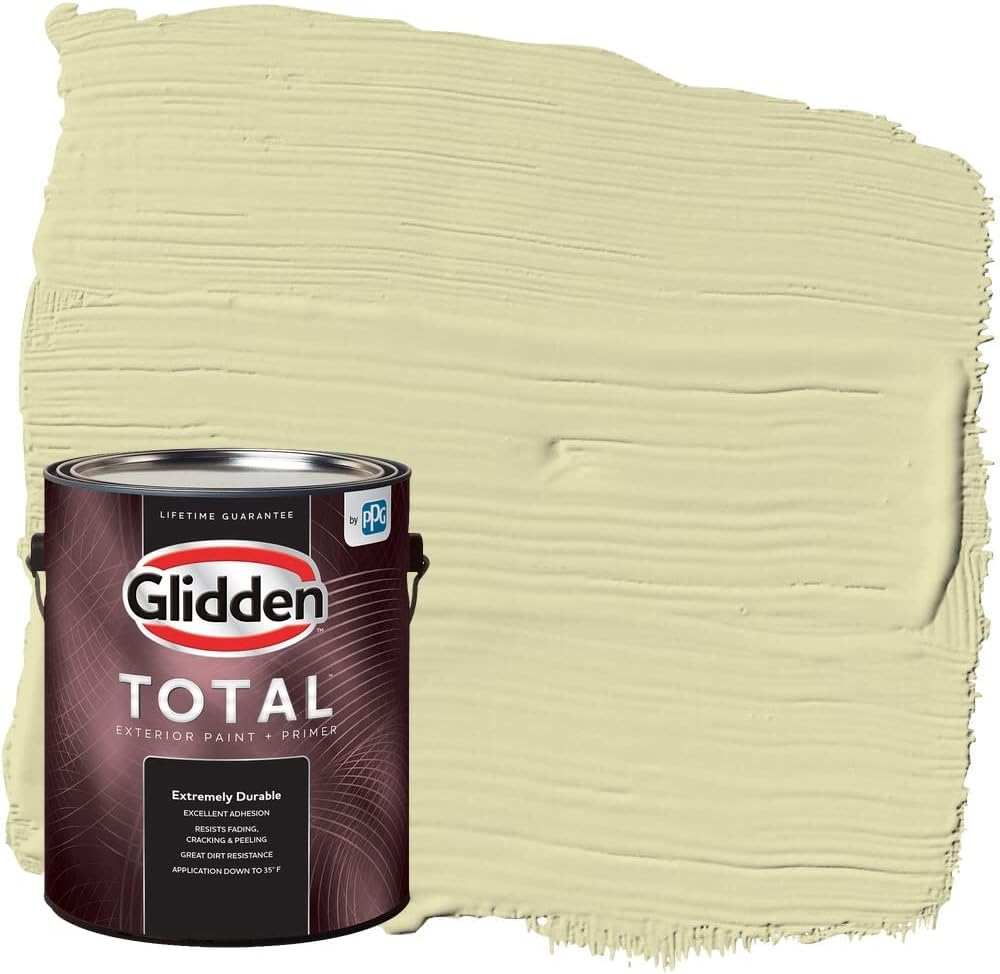 Pintura e imprimador para exteriores Glidden Total Semibrillante, Misty Moor