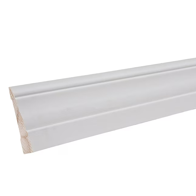 RELIABILT 15/32-in x 2-1/8-in x 8-ft Colonial Primed Pine 3635 Baseboard Moulding