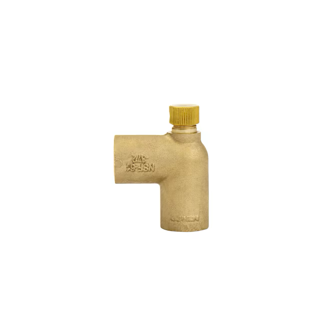 Streamline 1/2-in SWT x 1/2-in SWT Cast Brass 90-Degree Elbow w/Drain