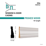 RELIABILT 11/16-in x 2-1/4-in x 10-ft Primed Pine 356 Casing