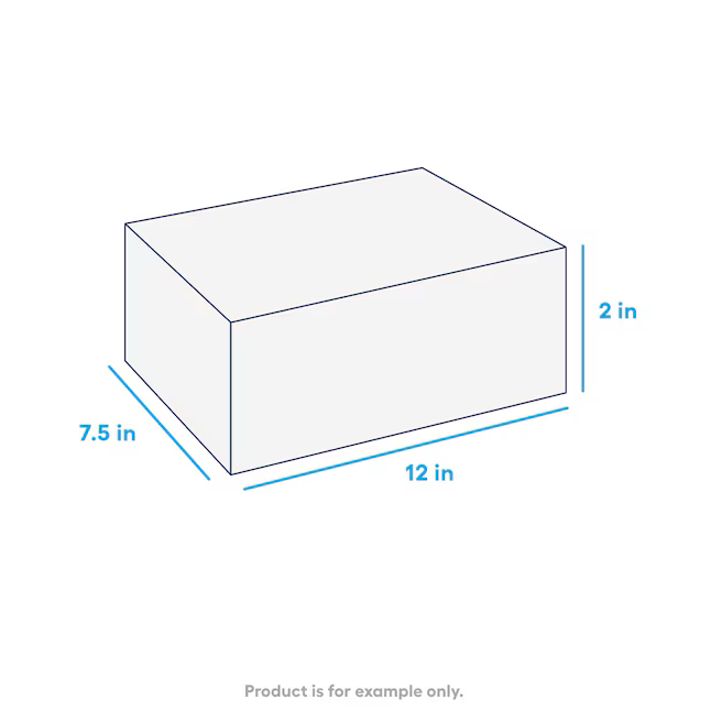 Tapa para muro de contención de hormigón Jaxon Oldcastle de 2 pulgadas de alto x 12 pulgadas de largo x 7,5 pulgadas de profundidad