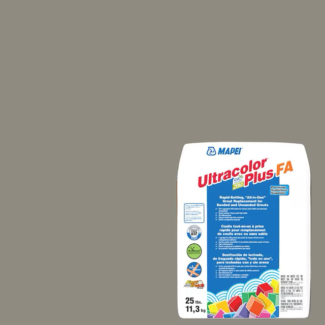 MAPEI Ultracolor Plus FA Pewter #5002 All-in-one Grout (25-lb)