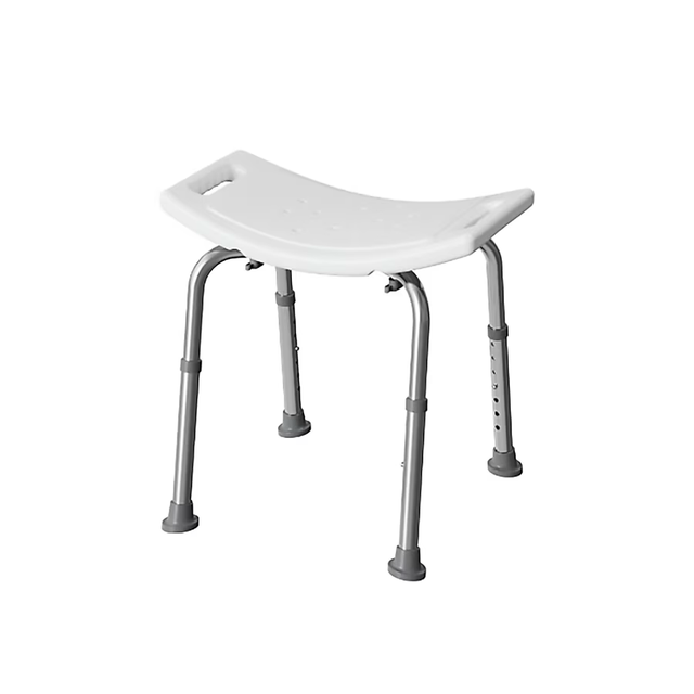 Project Source White Shower and Bath Stool