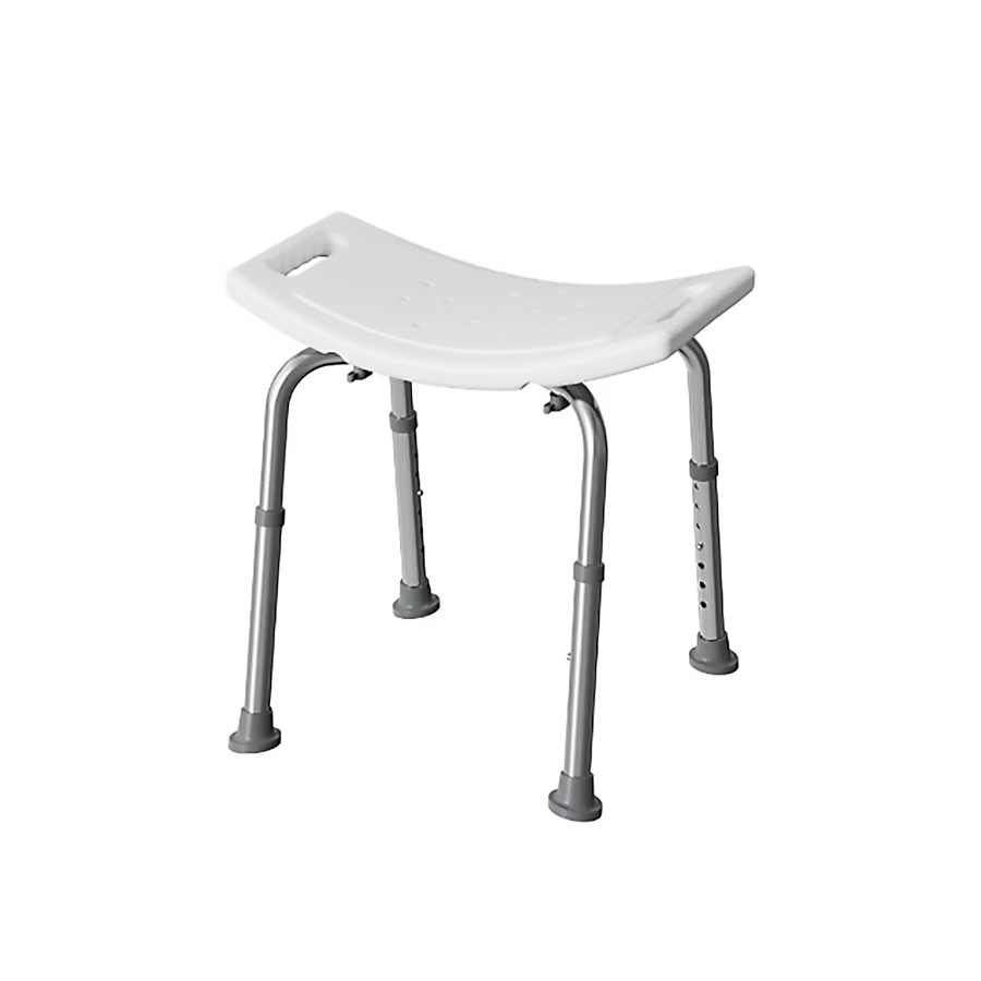 Project Source White Shower and Bath Stool