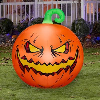 Calabaza inflable con luces LED de 5 pies de Haunted Living