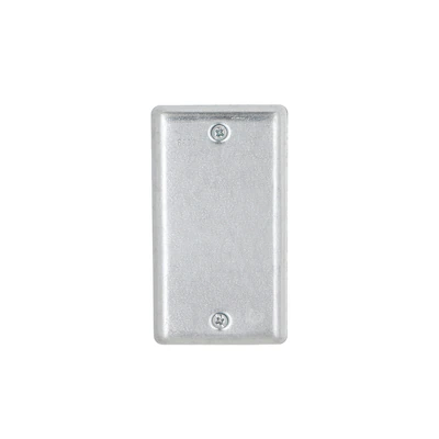 RACO 1-Gang Rectangle Metal Electrical Box Cover