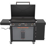 Blackstone 36" Culinary Omnivore Griddle mit Beistelltisch 4-Brenner Flüssigpropan-Flachgrill