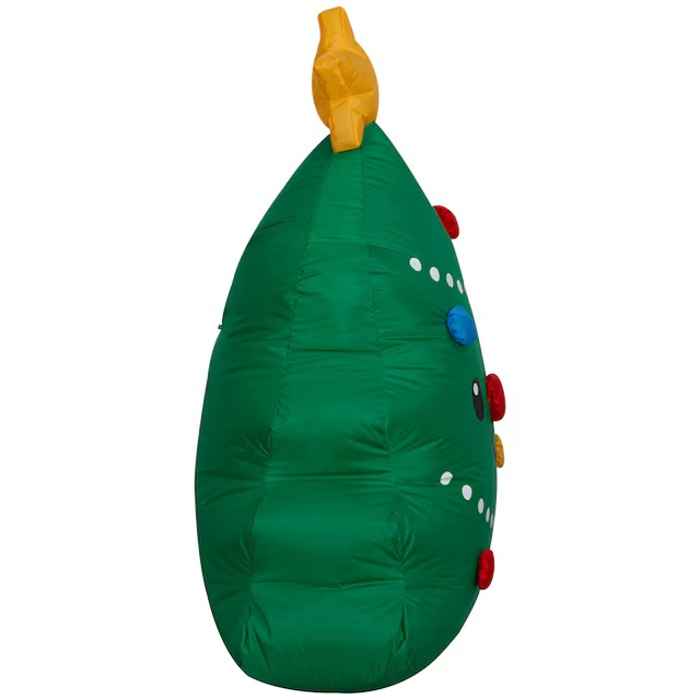 Holiday Living 3.5-ft LED Smiling Christmas Tree Christmas Inflatable