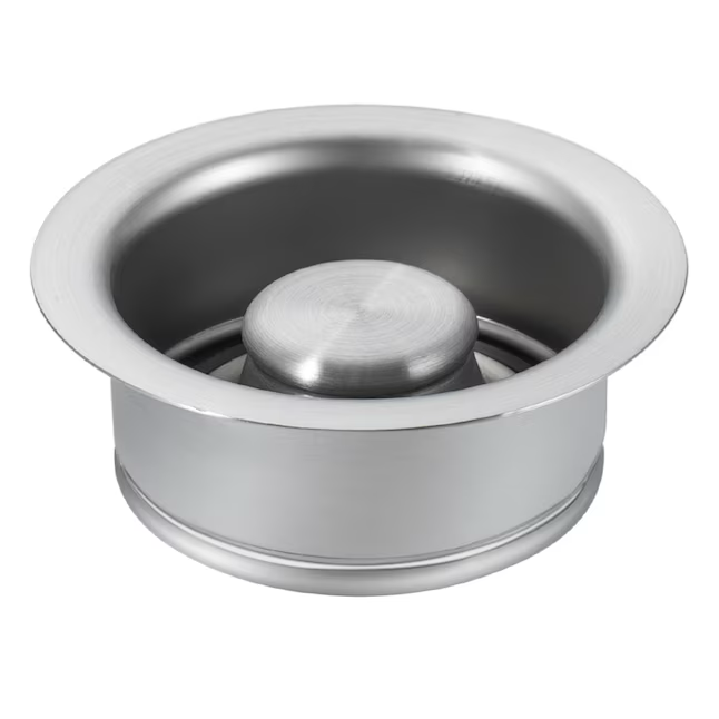 Allen + Roth 4.5-in Brush Nickel Steel Garbage Disposal Sink Flange