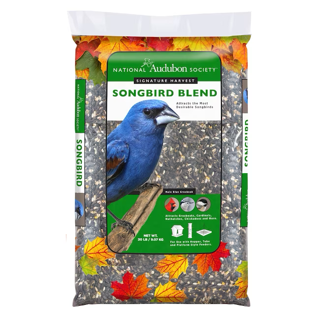 National Audubon Society Songbird Blend Schwarzöl Sonnenblumen Vogelfutter 20 lb