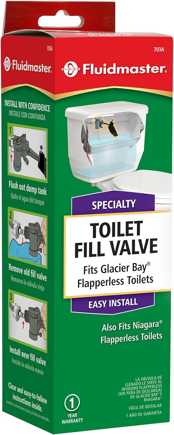 Fluidmaster 703AP4 Specialty Toilet Fill Valve