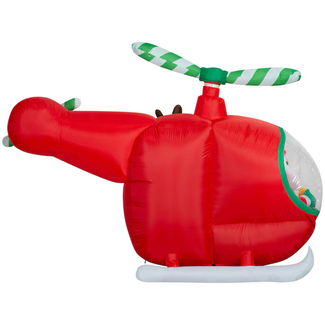 Holiday Living 5-ft LED Animated Helicopter Christmas Inflatable