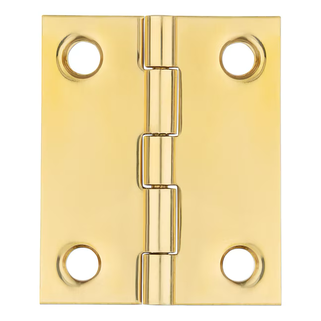 RELIABILT 1-1/2-in H Gold Mortise Interior Door Hinge (2-Pack)