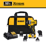 DEWALT XTREME Taladro inalámbrico sin escobillas 5 en 1, 12 voltios máx., 3/8 pulgadas (1 batería incluida, cargador incluido y bolsa blanda incluida)