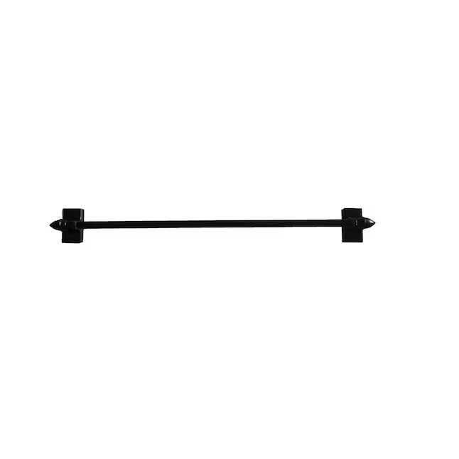 Project Source 16-in to 28-in Bronze Steel Magnetic Curtain Rod with Finials