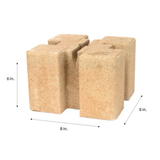 Oldcastle 5.5-in H x 7.75-in L x 7.75-in D Tan Concrete Retaining Wall Block