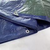 Project Source 30-ft x 20-ft Blue Waterproof Standard Polyethylene 5-mil Tarp