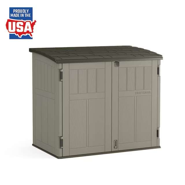 CRAFTSMAN 4-ft x 2-ft Resin Storage Shed (Floor Included)