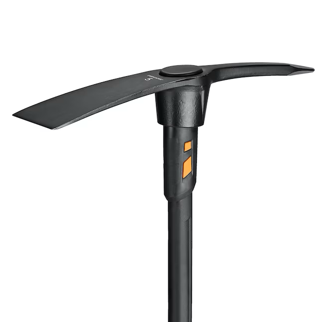 Fiskars 5-lb-Gartenspitzhacke aus geschmiedetem Stahl mit Verbundgriff