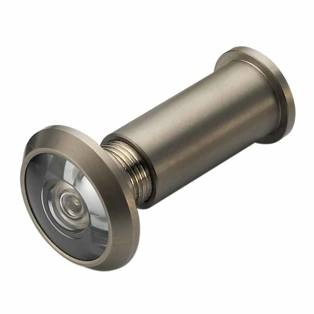 RELIABILT 1.03-in Diameter 200-Degree View Satin Nickel Door Viewer