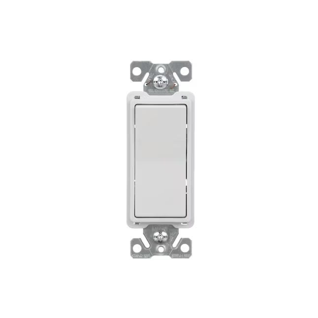 Eaton 15-Amp 4-Way Rocker Light Switch, White