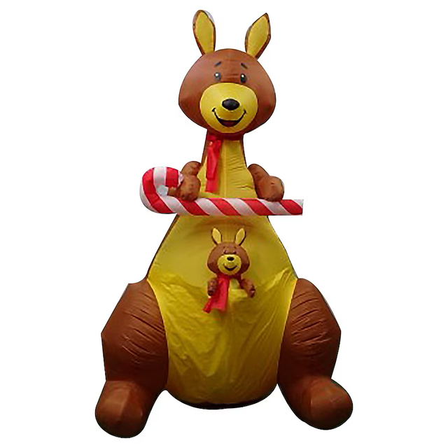 Holiday Living 10-ft LED Kangaroo Christmas Inflatable