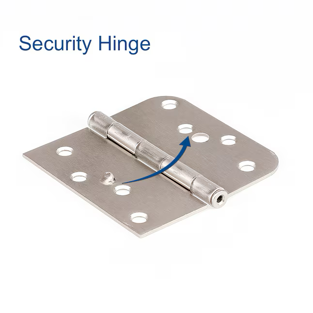 RELIABILT Security 4-in H Satin Nickel Mortise Interior Door Hinge