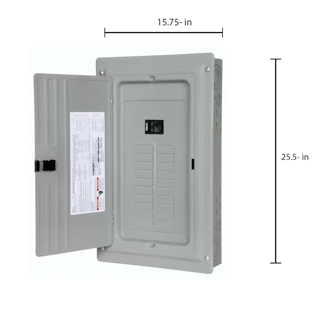 Siemens SN 100-Amp 20-Spaces 20-Circuit Indoor Main Breaker Plug-on Neutral Load Center (Value Pack)