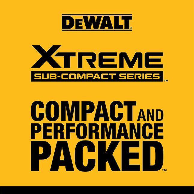 Taladro inalámbrico sin escobillas DEWALT XTREME de 12 voltios máximo de 3/8 pulgadas (2 baterías incluidas, cargador incluido y bolsa suave incluida)