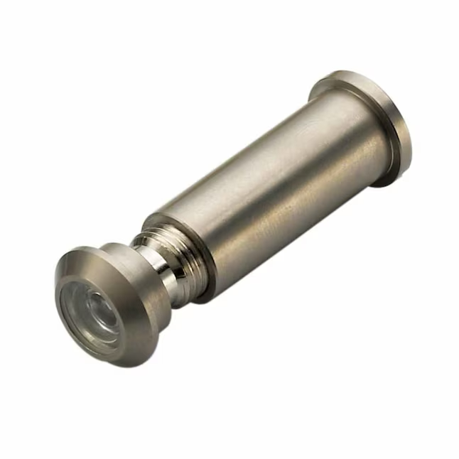 RELIABILT 0.6-in Diameter 160-Degree View Satin Nickel Door Viewer