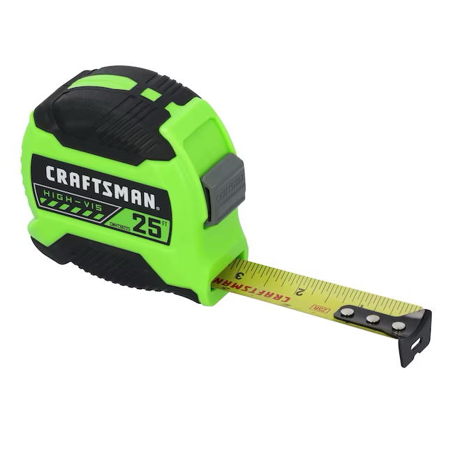 Cinta métrica CRAFTSMAN HI-VIS de 25 pies 