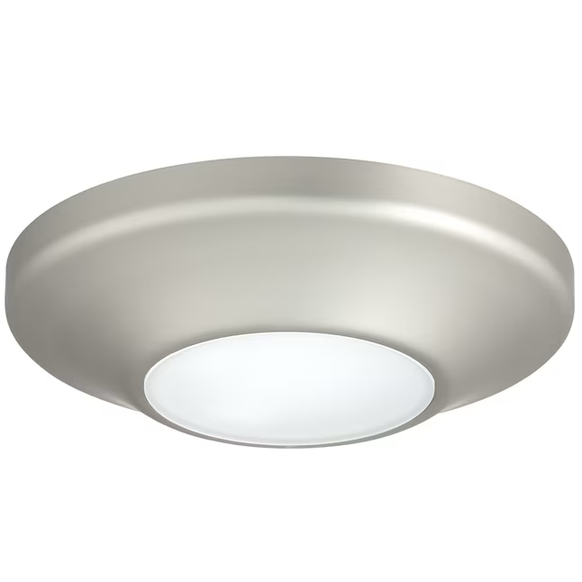 Progress Lighting 1-Light 5.63-in Brushed Nickel LED Flush Mount Light ENERGY STAR