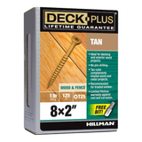 Deck Plus #8 x 2-in Wood To Wood Deck Screws (125-Per Box)