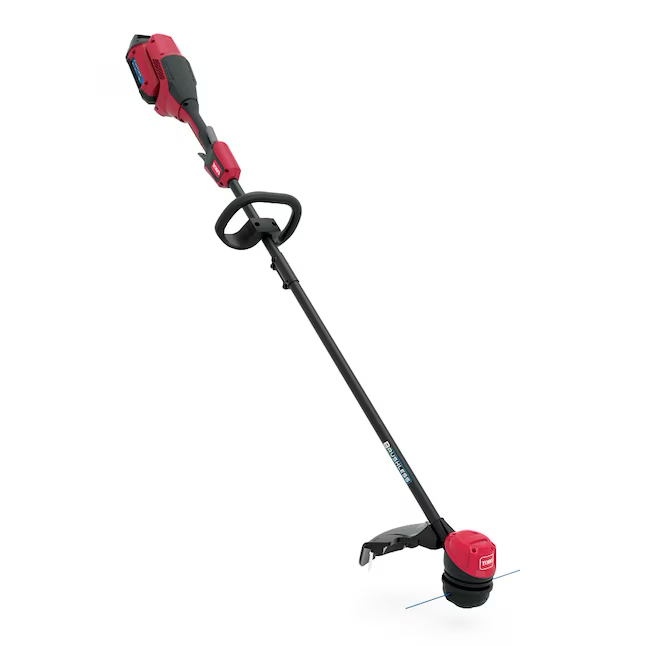 Toro Flex-Force 60-volt Max 15-in Straight Shaft Battery String Trimmer 2 Ah (Battery and Charger Included)